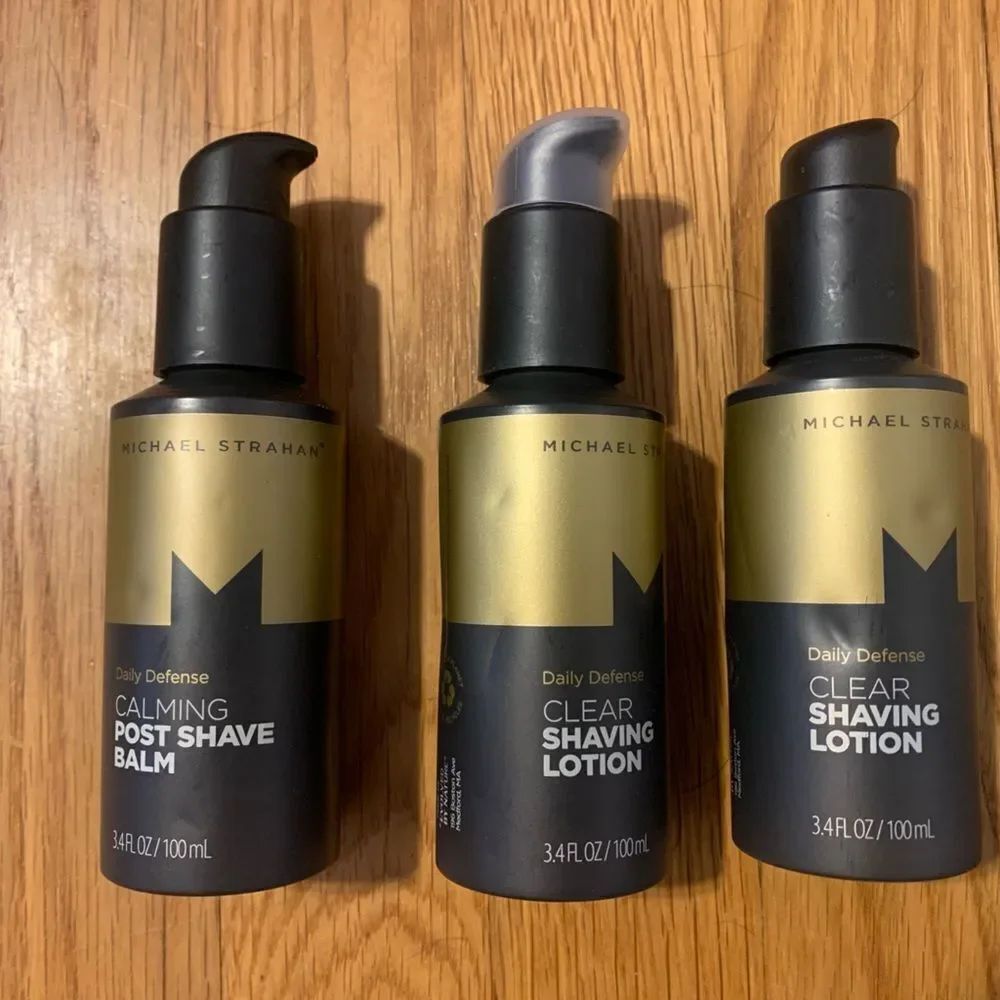 Michael Strahan Shaving lotion Post Shave Balm Bundle of 3